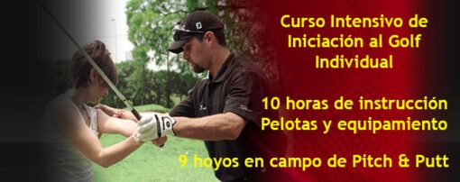 Curso Intensivo de Iniciación al Golf para 3 Personas